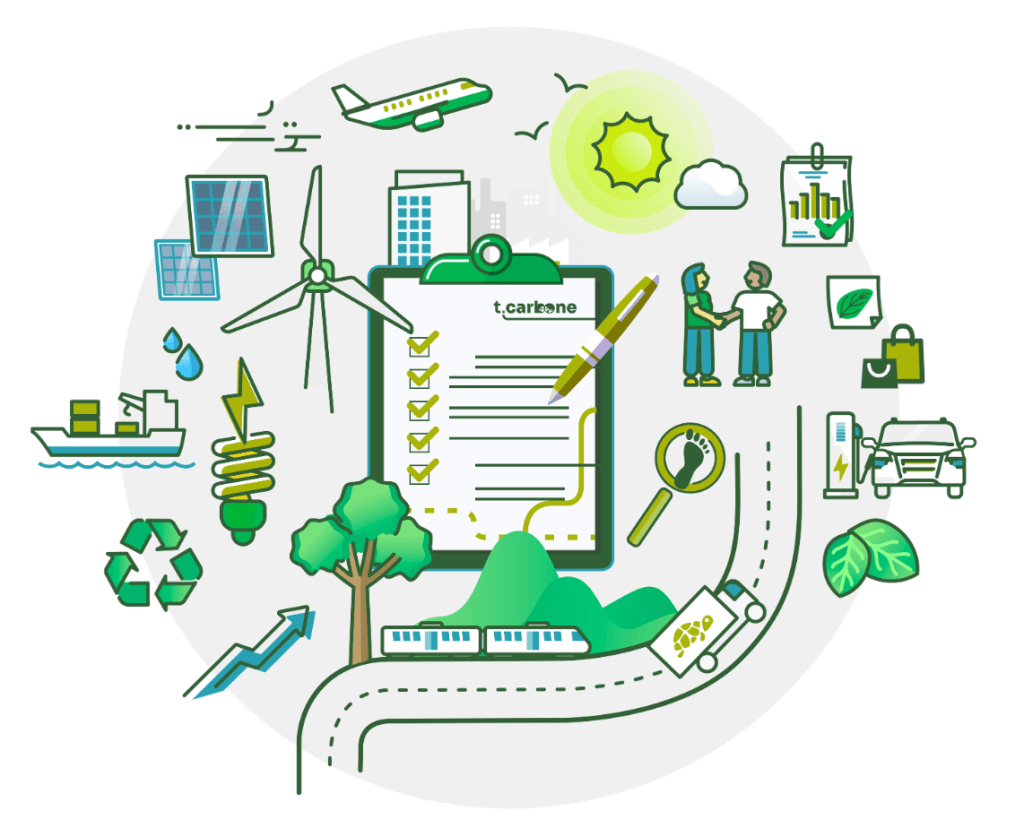 feuille de route climat illustration